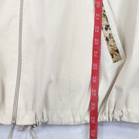 Exclusive Cream Colored Leopard Print Jacket - Picture 9 of 12